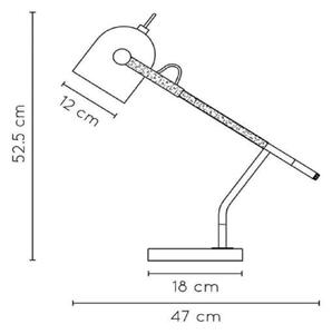 Lampă de masă Lucide 05627/01/30 WAYLON 1xE27/25W/230V negru