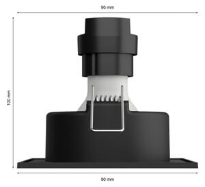 Corp de iluminat LED RGBW dimabil încastrat Hue CENTURA 1xGU10/4,2W/230V