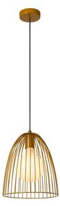 Lustră pe cablu Lucide 74417/01/44 MACARONS 1xE27/40W/230V d. 24,5 cm galben