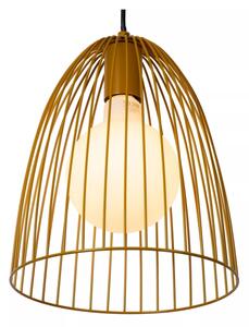 Lustră pe cablu Lucide 74417/01/44 MACARONS 1xE27/40W/230V d. 24,5 cm galben