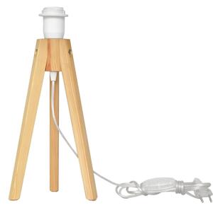 Lampă de masă HELEN 1xE27/15W/230V crem/auriu/pin