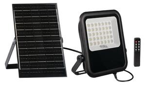 Proiector LED cu panou solar și senzor Kanlux 36607 15W/15000 mAh 3,2V IP65 + telecomandă