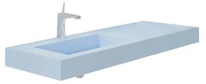 Lavoar lemn masiv Suspendat 80-120cm Bleu - White Oak, Lavoar 80 cm