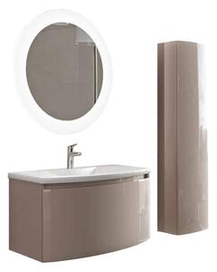 Set lemn masiv Mobilier Baie Suspendat Samba - Natur texturat