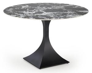 Masă Houston 1760Marmură neagră, Negru, 8cm, Piatră sinterizată, Metal