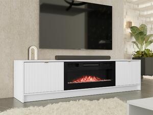 Comodă TV Comfivo Papilio II, Alb, PAL laminat, MDF, 48x182x40cm