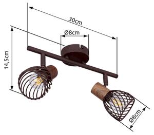 Globo 54817-2 - Lampă spot ISABELLE 2xE14/40W/230V