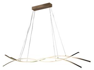 Lustră LED dimabilă aplicată LED/80W/230V 3000-6500K + telecomandă