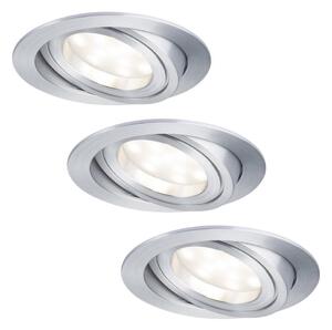 SET 3x plafonieră încastrată pentu baie LED/6,8W IP23 COIN 230V Paulmann 92797