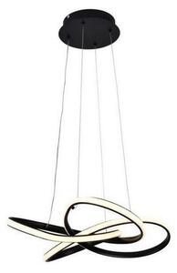 Lustră LED dimabilă pe cablu LED/40W/230V 3000-6500K negru + telecomandă