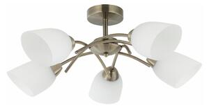 Lustră aplicată DONNA 5xE27/60W/230V patină
