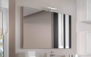 Oglindă lemn masiv Baie Reversibilă 80/, 100 × 2 × 60 cm - 80x60cm, Crom