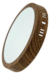 Plafonieră LED RING LED/18W/230V 4200K 21 cm maro