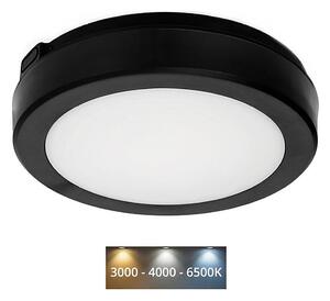 Plafonieră LED pentru baie NAIROS LED/12W/230V 3000/4000/6500K IP65 negru