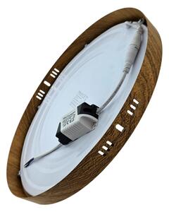 Plafonieră LED RING LED/24W/230V 4200K 28,5 cm maro