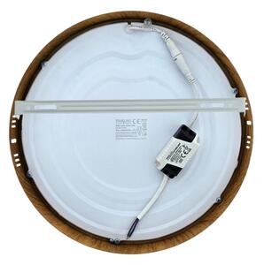 Plafonieră LED RING LED/24W/230V 4200K 28,5 cm maro