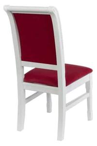 Scaun lemn masiv Brigg Configurabil, 45 × 46 × 98 cm - Alb