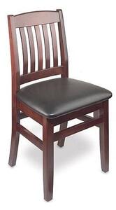 Scaun lemn masiv Hubert Configurabil, 46,5 × 43 × 88,5 cm - Alb