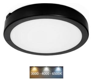 Plafonieră LED pentru baie NAIROS LED/24W/230V 3000/4000/6500K IP65 negru