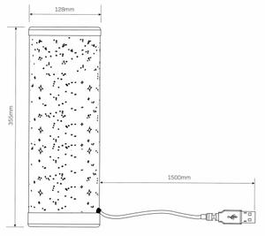 Lampă LED RGBW dimabilă de masă STELLA MINI LED/5W/5V + telecomandă