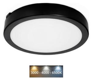 Plafonieră LED pentru baie NAIROS LED/18W/230V 3000/4000/6500K IP65 negru