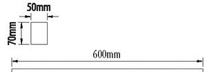 Corp de iluminat LED fluorescent LINIK LED/20W/230V 4000K negru