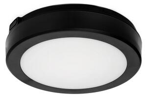 Plafonieră LED cu senzor pentru baie NAIROS LED/12W/230V IP65 cm negru + telecomandă