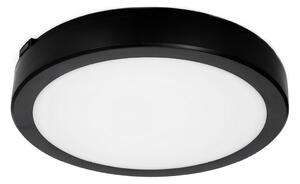 Plafonieră LED cu senzor pentru baie NAIROS LED/18W/230V IP65 cm negru + telecomandă