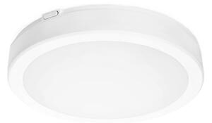 Plafonieră LED cu senzor pentru baie NAIROS LED/24W/230V IP65 cm alb + telecomandă
