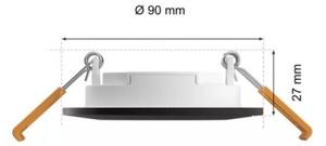 Corp de iluminat LED RGBW dimabil pentru baie Hue SLIM LED/8,3W/230V IP44