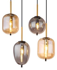 Lustră pe cablu Globo 15345-8A negruY 8xE14/40W/230V