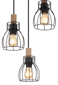 Lustră pe cablu Globo 15326-3H1 MINA 3xE27/40W/230V