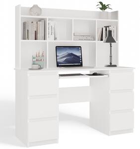 Masă PC Kwazulu 1 (alb) (cu suprastructură). 1132439