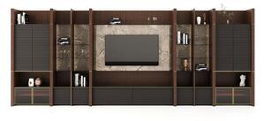Mobilier TV lemn masiv Domo Personalizabil, 548 × 45 × 220 cm
