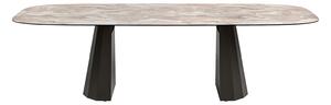 Masă lemn masiv de dining Sable 200/275/400×120 cm - 275 cm