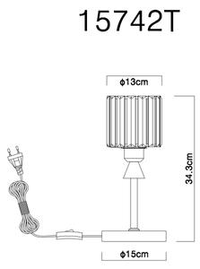 Lampă de masă Globo 15742T JORDANA 1xE27/60W/230V