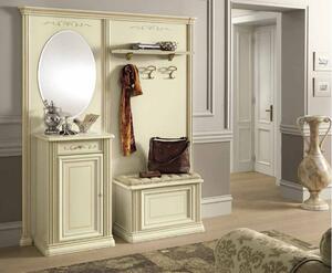 Mobilier lemn masiv de hol Caterina, 173 × 42 × 206 cm