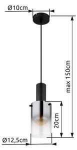 Lustră pe cablu Globo 15907H FLORENTINA 1xE27/40W/230V
