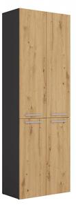 Dulap de baie Neltossa 1 (antracit + stejar artisan). Promo -19%. 1132982
