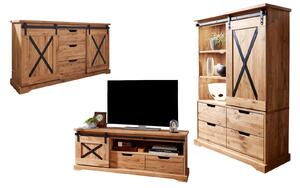 Set lemn masiv living Denver