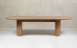 Masă lemn masiv de dining Quantum, 280 × 110 × 75 cm