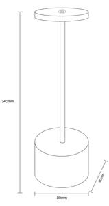 Globo 21019W - Lampă de birou LED reglabilă POLINA LED/1,2W/3,7V