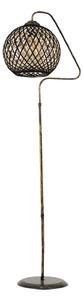 Lampadar Stork haaus V1, 60 W, Negru/Auriu, H 154 cm