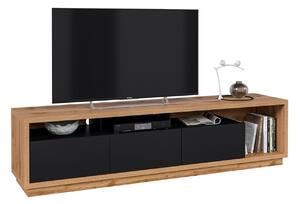 Comodă lemn masiv Livento TV, 200 × 50 × 45 cm