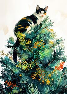Ilustrație Cats life 12, Justyna Jaszke, (30 x 40 cm)