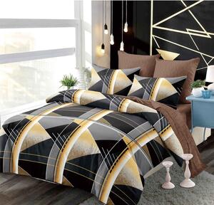 Lenjerie cu Elastic 180x200 cm, Mello 6 Piese (Finet)