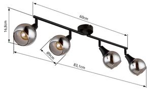 Spot Globo 57904-4 GLYPTAR 4xE14/40W/230V