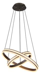Lustră LED dimabilă pe cablu Globo 67314-60H GROUNI LED/60W/230V + telecomandă