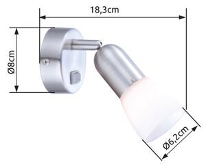 Globo 5453-1 - Corp de iluminat perete CATHY 1x40W/E14/230V