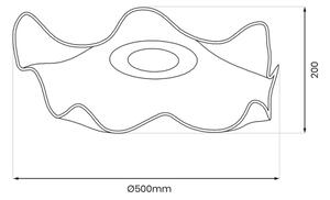 Plafonieră LED LARGO LED/16W/230V auriu
